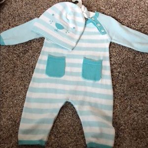 One piece with matching hat